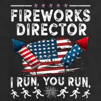 Fireworks Director I Run You Run Flag Funny 4th Of July Tumbler
