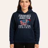 Fireworks Director I Run You Run Flag Funny 4th Of July Hoodie