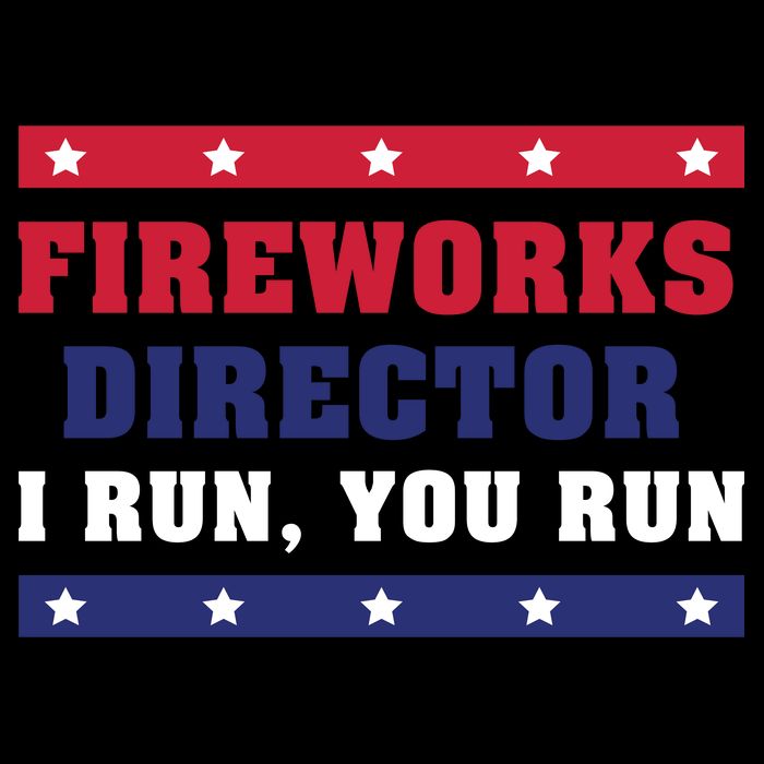Fireworks Director I Run You Run | 4th Of July 7-Panel Snapback Hat