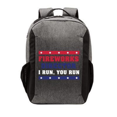 Fireworks Director I Run You Run | 4th Of July Vector Backpack