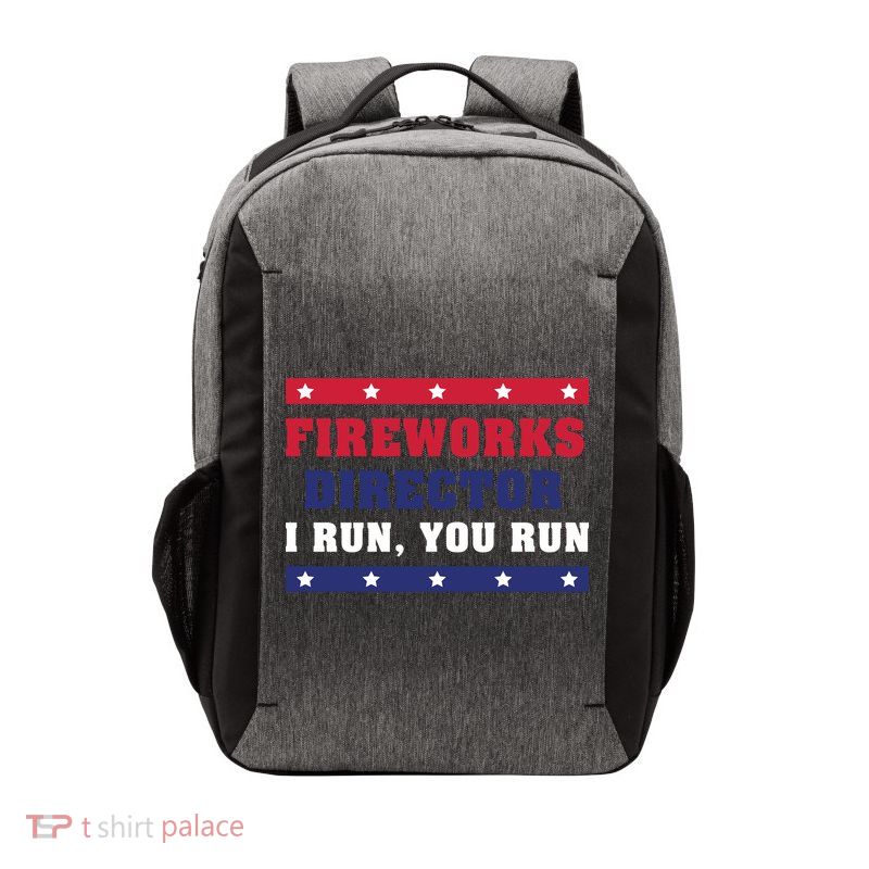 Fireworks Director I Run You Run | 4th Of July Vector Backpack