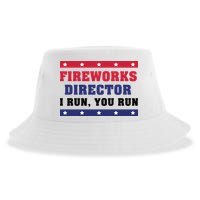 Fireworks Director I Run You Run | 4th Of July Sustainable Bucket Hat