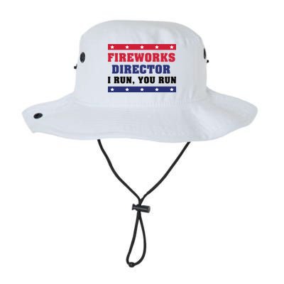 Fireworks Director I Run You Run | 4th Of July Bucket Hat