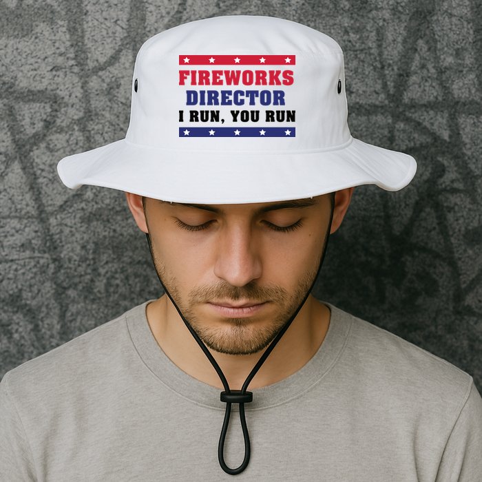 Fireworks Director I Run You Run | 4th Of July Bucket Hat