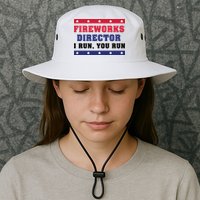 Fireworks Director I Run You Run | 4th Of July Bucket Hat