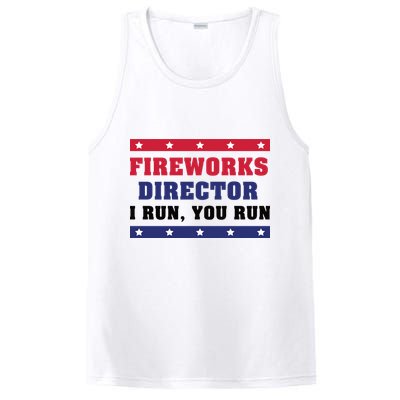 Fireworks Director I Run You Run | 4th Of July PosiCharge Competitor Tank