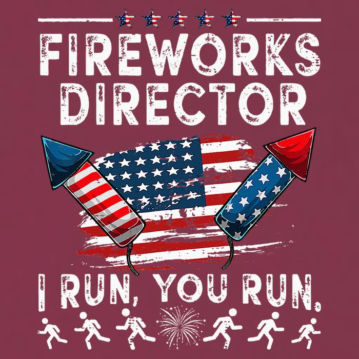 Fireworks Director I Run You Run Flag Funny 4th Of July 16oz Travel Tumbler