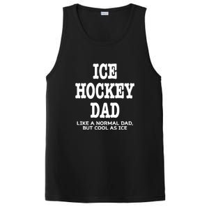 Father's Day Ice Hockey Dad Definition Funny Proud Sports Gift PosiCharge Competitor Tank