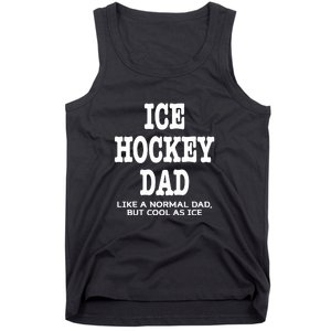 Father's Day Ice Hockey Dad Definition Funny Proud Sports Gift Tank Top