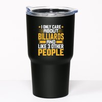 Father's Day I Only Care About Billiards Pool And Like Other 3 Peop Le For Dad Tumbler