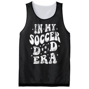 Fathers Day In My Soccer Dad Era Groovy Funny Cheer Dad Mesh Reversible Basketball Jersey Tank