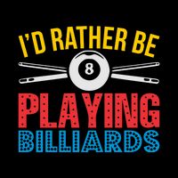 Father's Day I'd Rather Be Playing Billiards Gift For Dad Backpack