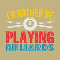 Father's Day I'd Rather Be Playing Billiards Gift For Dad Button