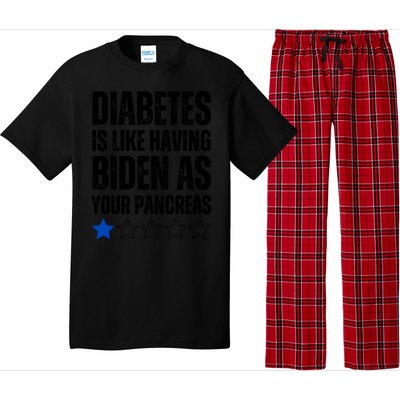 Funny Diabetes Is Like Having Biden As Your Pancreas Pajama Set