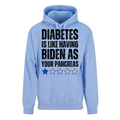 Funny Diabetes Is Like Having Biden As Your Pancreas Unisex Surf Hoodie