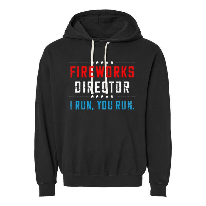 Fireworks Director If I Run You Run Garment-Dyed Fleece Hoodie
