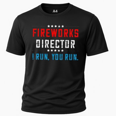 Fireworks Director If I Run You Run Cooling Performance Crew T-Shirt