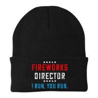 Fireworks Director If I Run You Run Knit Cap Winter Beanie