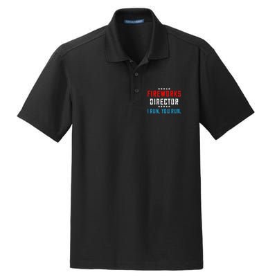 Fireworks Director If I Run You Run Dry Zone Grid Polo