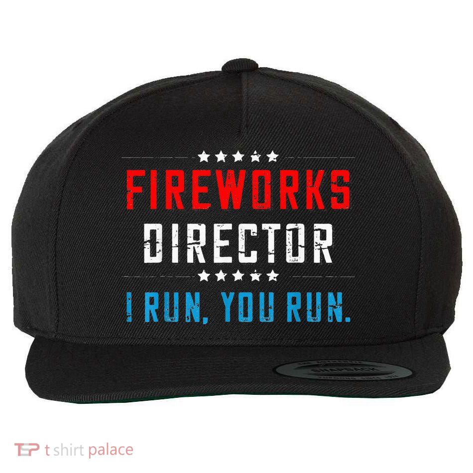 Fireworks Director If I Run You Run Wool Snapback Cap