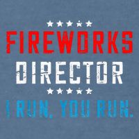 Fireworks Director If I Run You Run Garment-Dyed Sweatshirt