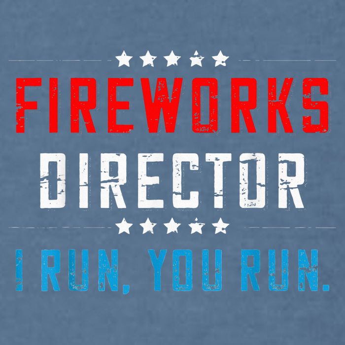 Fireworks Director If I Run You Run Garment-Dyed Sweatshirt