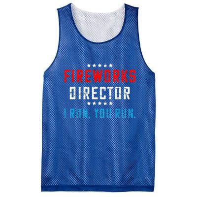 Fireworks Director If I Run You Run Mesh Reversible Basketball Jersey Tank