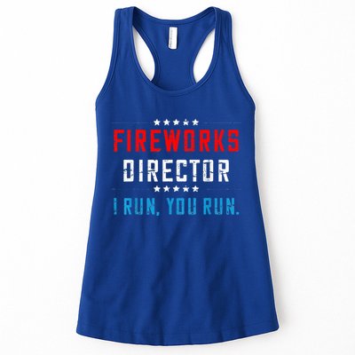 Fireworks Director If I Run You Run Womens Tank Top