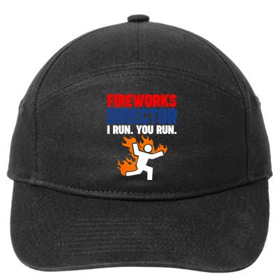 Fireworks Director I Run You Run 7-Panel Snapback Hat