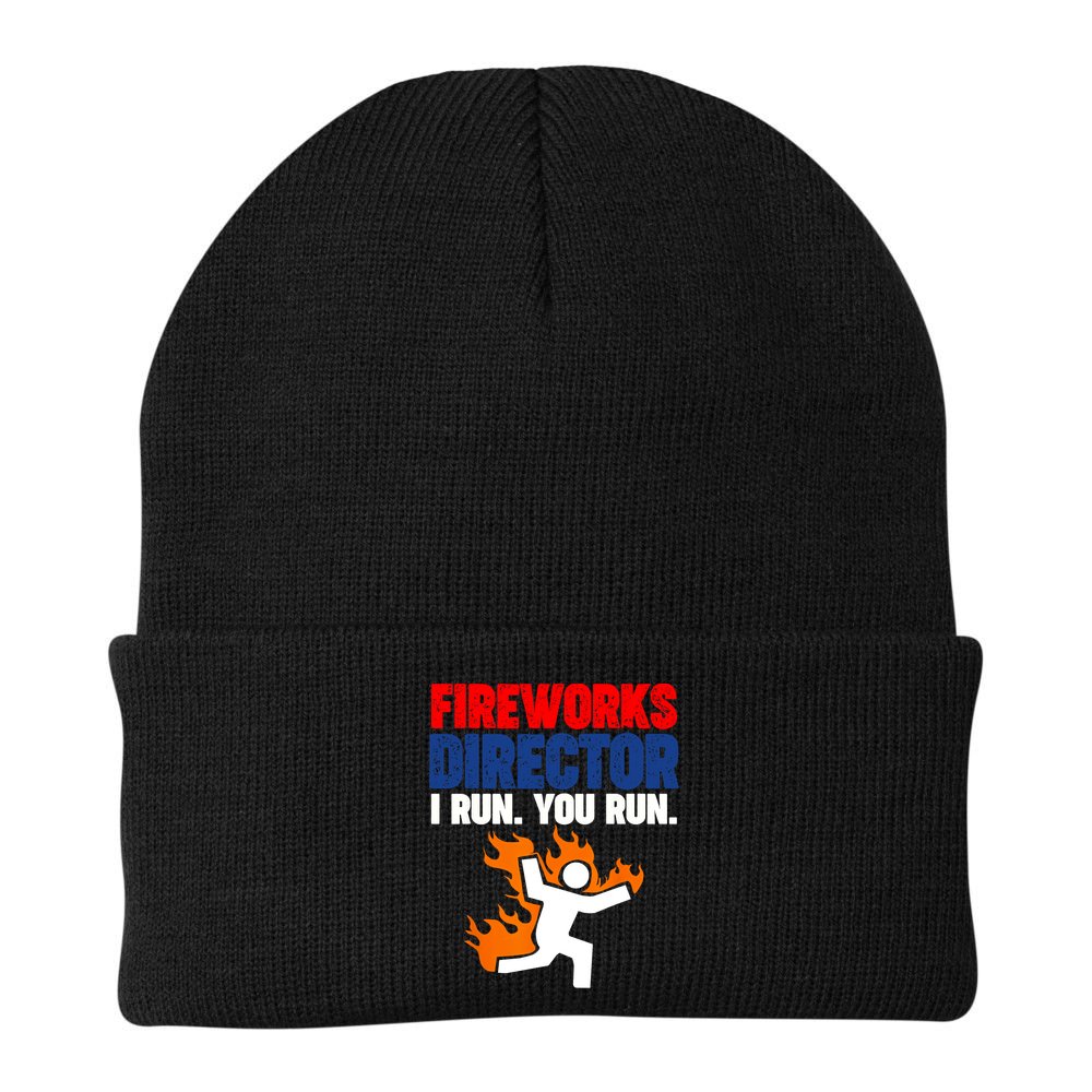 Fireworks Director I Run You Run Beanie