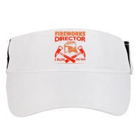 Fireworks Director I Run You Run Adult Drive Performance Visor