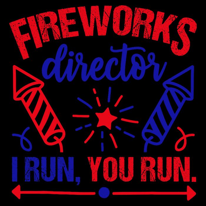 Fireworks Director I Run You Run 4th Of July Usa 16oz Travel Tumbler