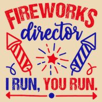 Fireworks Director I Run You Run 4th Of July Usa Zip Tote Bag