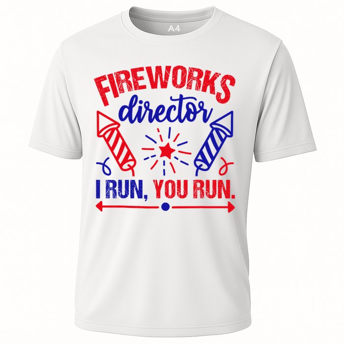 Fireworks Director I Run You Run 4th Of July Usa Performance Shirt