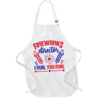 Fireworks Director I Run You Run 4th Of July Usa Apron