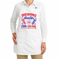 Fireworks Director I Run You Run 4th Of July Usa Apron