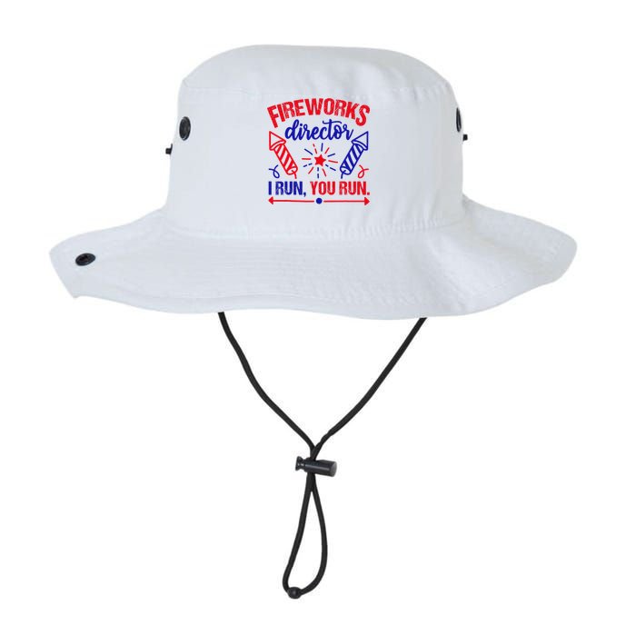 Fireworks Director I Run You Run 4th Of July Usa Bucket Hat