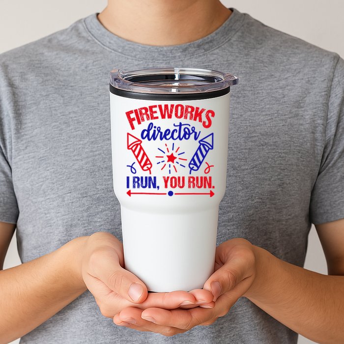 Fireworks Director I Run You Run 4th Of July Usa Tumbler