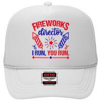 Fireworks Director I Run You Run 4th Of July Usa Trucker Hat