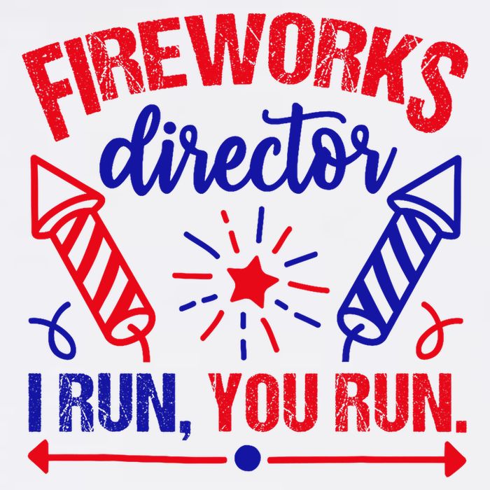 Fireworks Director I Run You Run 4th Of July Usa Microfiber Hand Towel