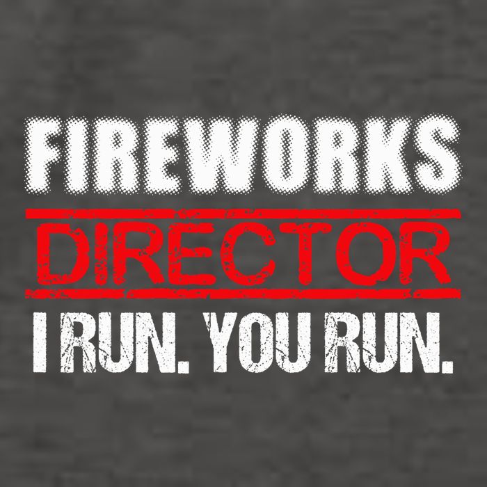 Fireworks Director If I Run You Run  4th Of July Happy Independence Day Vector Backpack