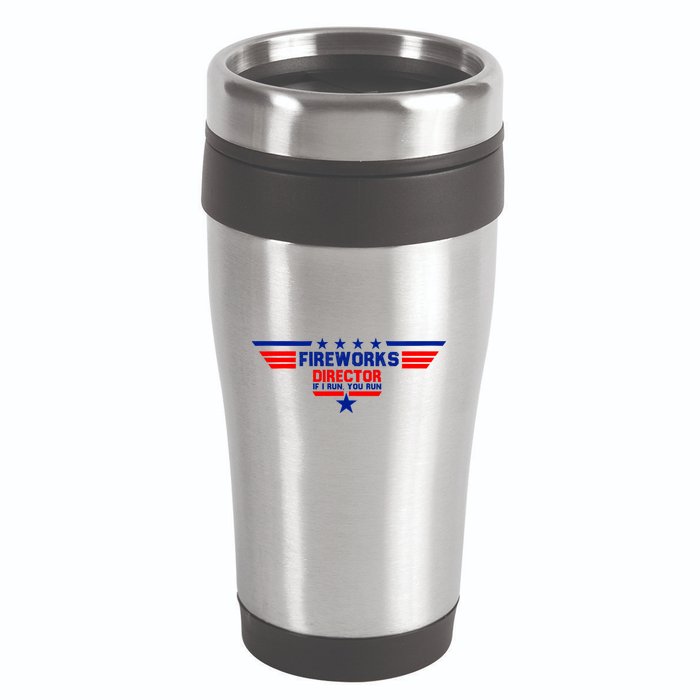 Fireworks Director If I Run You Run 16oz Travel Tumbler