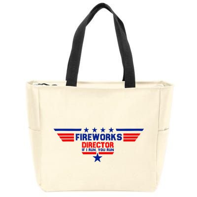 Fireworks Director If I Run You Run Zip Tote Bag
