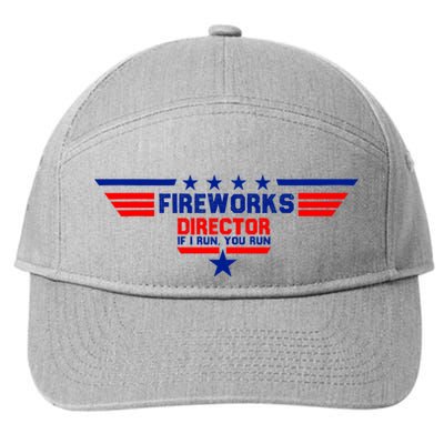 Fireworks Director If I Run You Run 7-Panel Snapback Hat