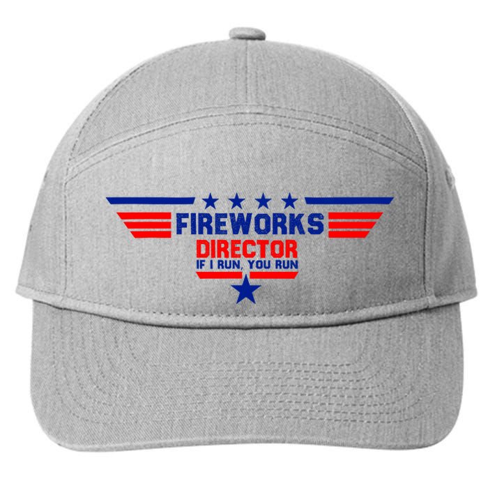 Fireworks Director If I Run You Run 7-Panel Snapback Hat