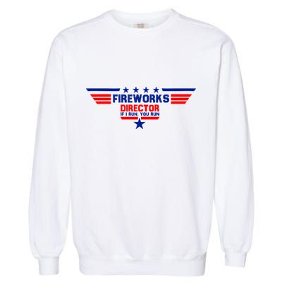 Fireworks Director If I Run You Run Garment-Dyed Sweatshirt