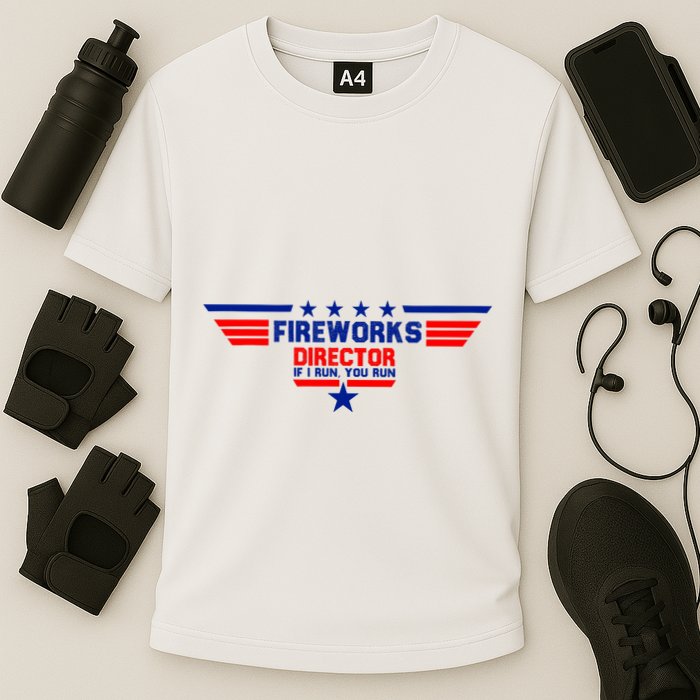 Fireworks Director If I Run You Run Performance Shirt