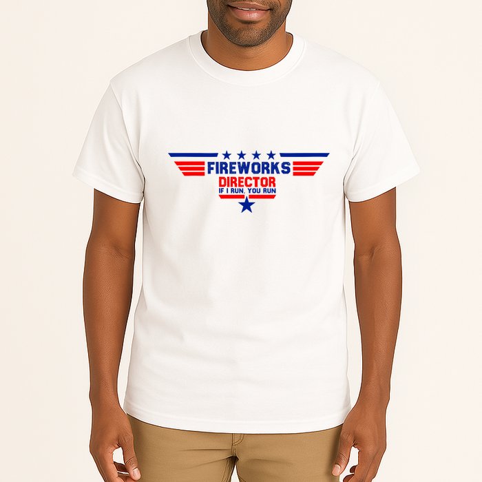 Fireworks Director If I Run You Run Tall T-Shirt