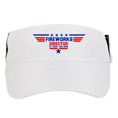 Fireworks Director If I Run You Run Adult Drive Performance Visor