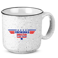 Fireworks Director If I Run You Run 15oz Campfire Ceramic Mug